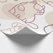 Kattenpatroon Cadeaupapier (Hoek)