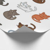 Kattenpatroon Cadeaupapier (Hoek)