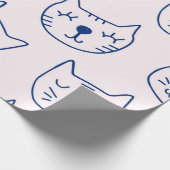 Kattenpatroon Cadeaupapier (Hoek)