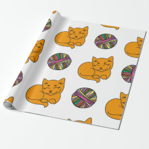 Kattenpatroon Cadeaupapier