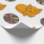 Kattenpatroon Cadeaupapier (Hoek)