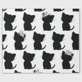 Kattenpatroon Cadeaupapier (Vlak)