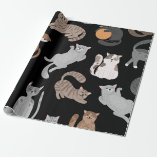 Kattenpatroon Cadeaupapier