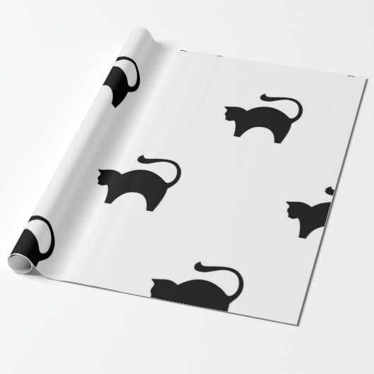 Kattenpatroon Cadeaupapier (Uitgerold)