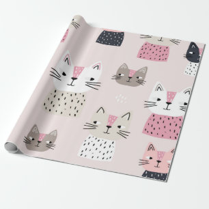 Kattenpatroon Cadeaupapier