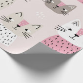 Kattenpatroon Cadeaupapier (Hoek)