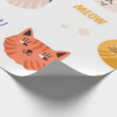 Kattenpatroon Cadeaupapier (Hoek)