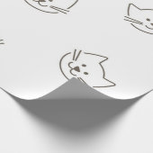 Kattenpatroon Cadeaupapier (Hoek)