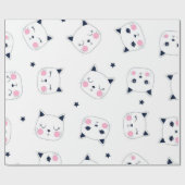 Kattenpatroon Cadeaupapier (Vlak)