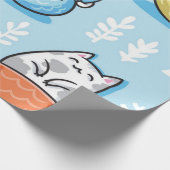 Kattenpatroon Cadeaupapier (Hoek)