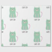 Kattenpatroon Cadeaupapier (Vlak)