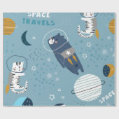 Kattenpatroon Cadeaupapier (Vlak)