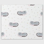 Kattenpatroon Cadeaupapier (Vlak)