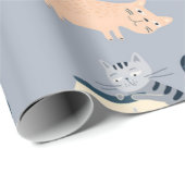 Kattenpatroon Cadeaupapier (Rol Hoek)