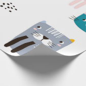 Kattenpatroon Cadeaupapier (Hoek)