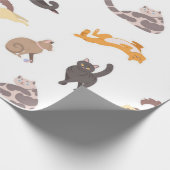 Kattenpatroon Cadeaupapier (Hoek)