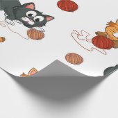 Kattenpatroon Cadeaupapier (Hoek)