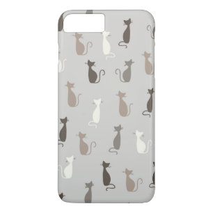 Kattenpatroon iPhone 8/7 Plus Hoesje