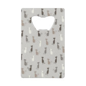 Kattenpatroon Creditkaart Flessenopener (Voorkant)