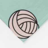 Kattenpatroon Fleece Deken (Hoek)