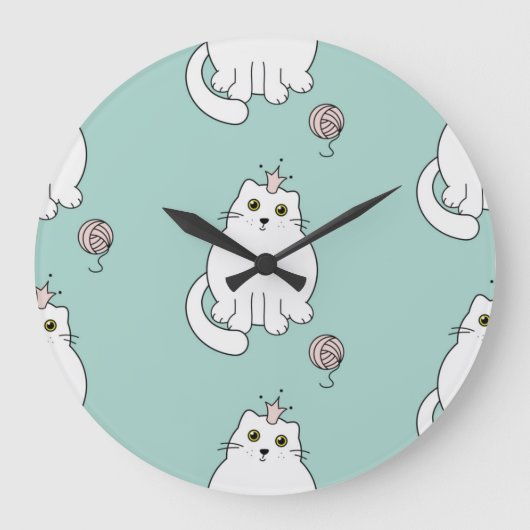 Kattenpatroon Grote Klok (Voorkant)