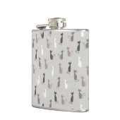 Kattenpatroon Heupfles (Links)