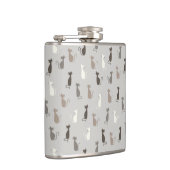 Kattenpatroon Heupfles (Rechts)