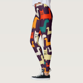 Kattenpatroon Leggings