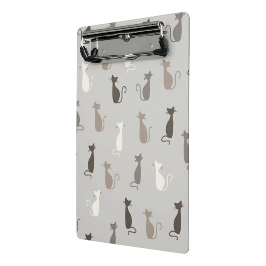 Kattenpatroon Mini Klembord (Angled2)