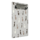 Kattenpatroon Mini Klembord (Schuin)