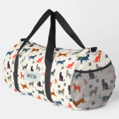 Kattenpatroon Moderne Elegante Monogram Initialen Plunjezak (Rechterhoek)