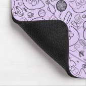 Kattenpatroon mousepad muismat (Hoek)