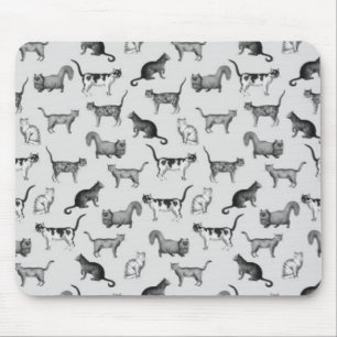 kattenpatroon muismat