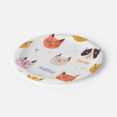 Kattenpatroon Papieren Bordje (Gekanteld)