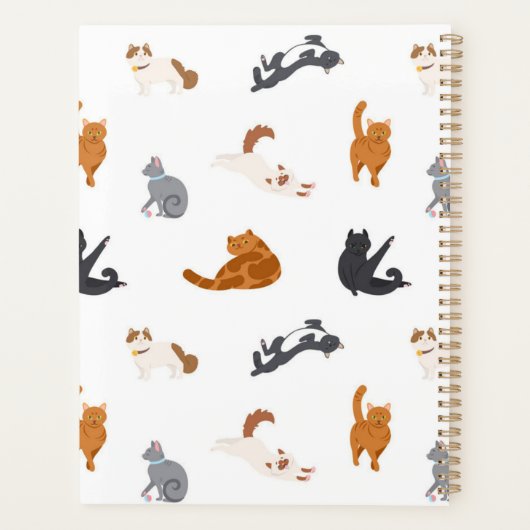 Kattenpatroon Planner (Achterkant)
