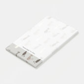 Kattenpatroon Post-it® Notes (Schuin)