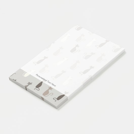Kattenpatroon Post-it® Notes (Schuin)