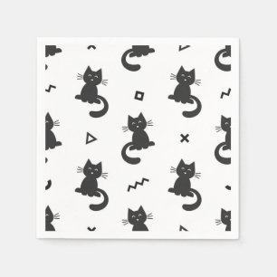 Kattenpatroon Servet