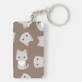 Kattenpatroon Sleutelhanger (achterkant)