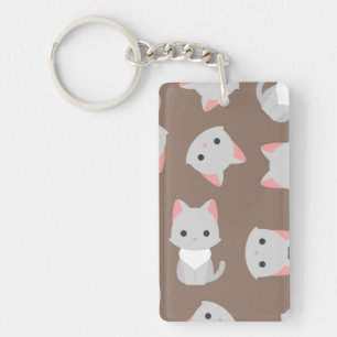 Kattenpatroon Sleutelhanger