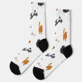 Kattenpatroon Sokken (Links)