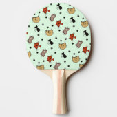 Kattenpatroon Tafeltennisbatje (Achterkant)
