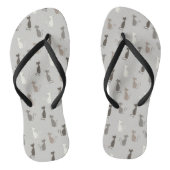 Kattenpatroon Teenslippers (Voetbed)