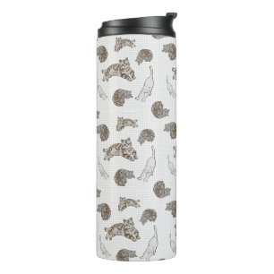 kattenpatroon thermosbeker