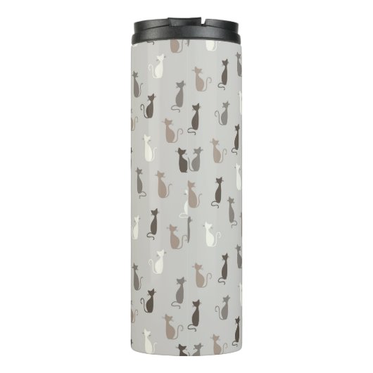 Kattenpatroon Thermosbeker (Achterkant)