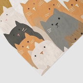 Kattenpatroon Tissuepapier (Detail)