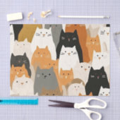 Kattenpatroon Tissuepapier (Craft)