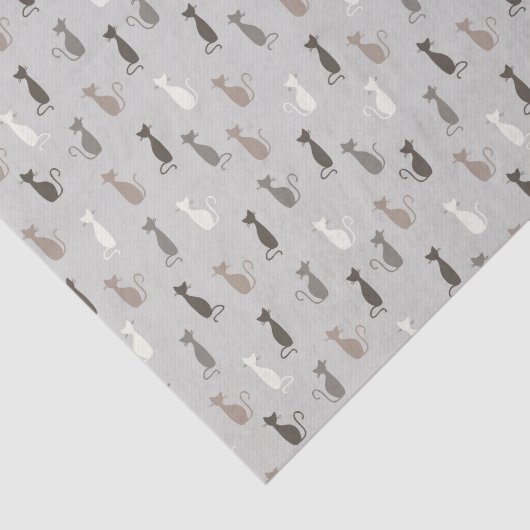 Kattenpatroon Tissuepapier (Detail)