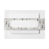 Kattenpatroon Uitnodigingen Wikkel (Voorkant Voorbeeld)