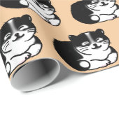 kattenpatroon van schattige tuxedo cadeaupapier (Rol Hoek)